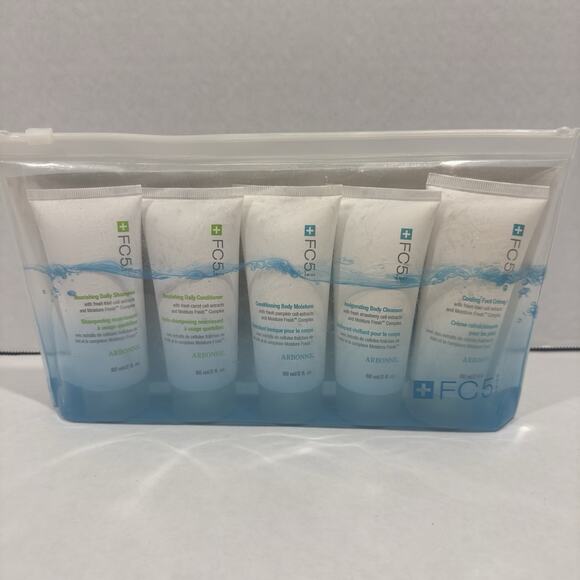 Arbonne FC5 Hair & Skin Essentials Switzerland Travel Set (5) SEALED